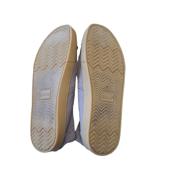 Toms Venice Classics Heritage Slip Ons Gray Comfort Shoes Mens 9 - Picture 4 of 6